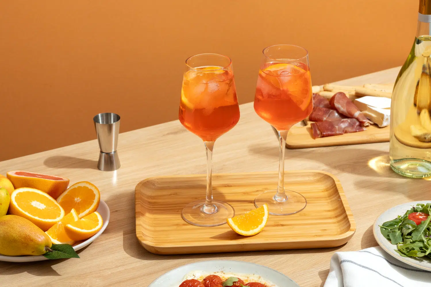 Delicious Italian Cocktail With Realistic Background.webp